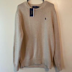 🟡Polo Ralph Lauren Sweater Pullover Knitted Cream